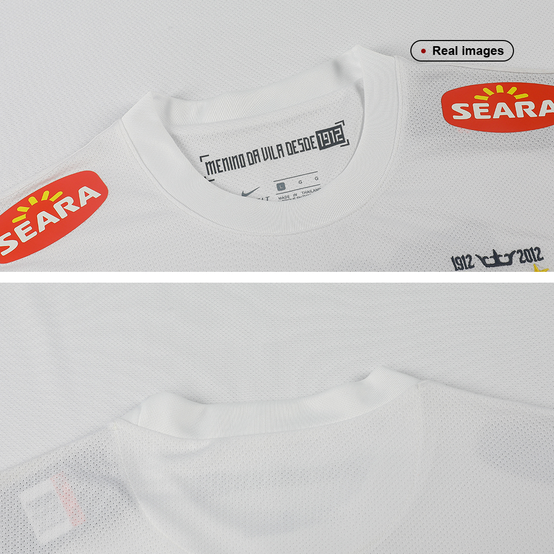 Retro NEYMAR JR #11 2012 Santos FC Home Soccer Jersey - Image 8