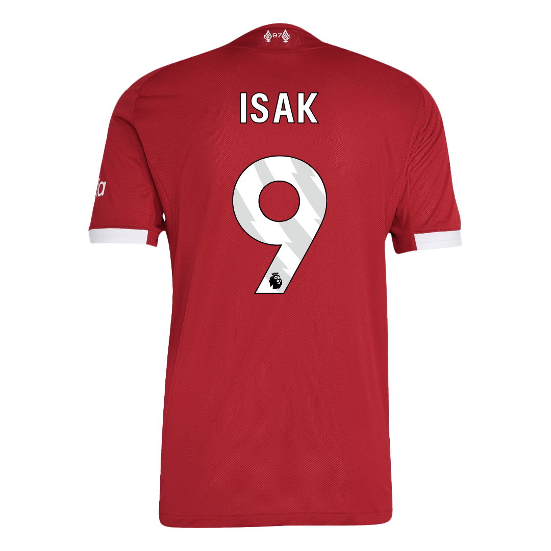 ISAK #9 Liverpool Home Soccer Jersey 2025/26 Player Version - Image 3