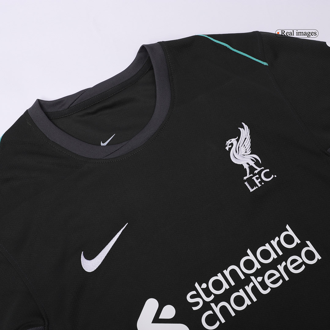 M.SALAH #11 Liverpool Away Soccer Jersey 2024/25 - Image 2