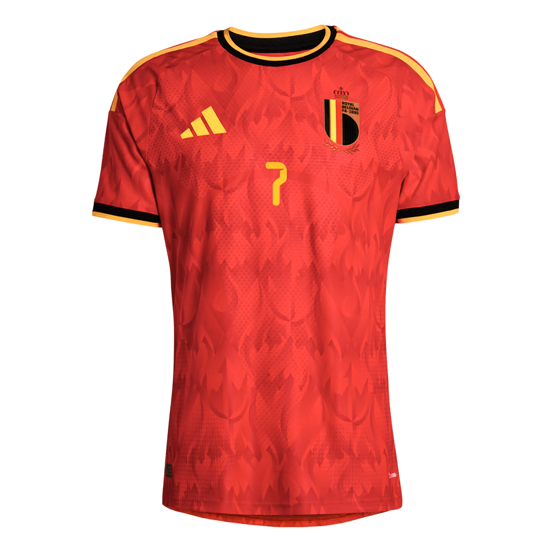 DE BRUYNE #7 Belgium Home Soccer Jersey 2026 Player Version - Image 2