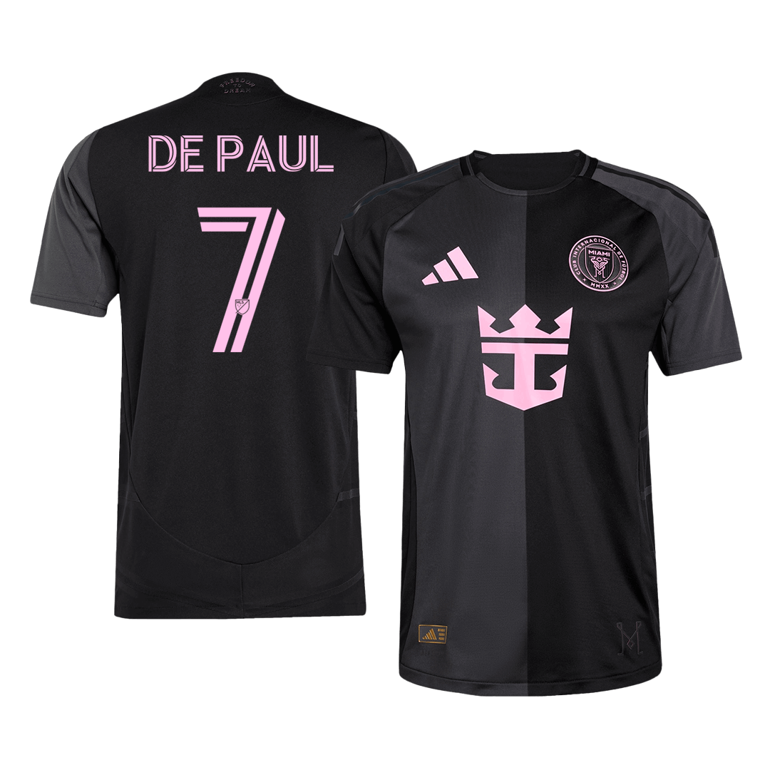 Authentic DE PAUL #7 Inter Miami CF Away Soccer Jersey 2025