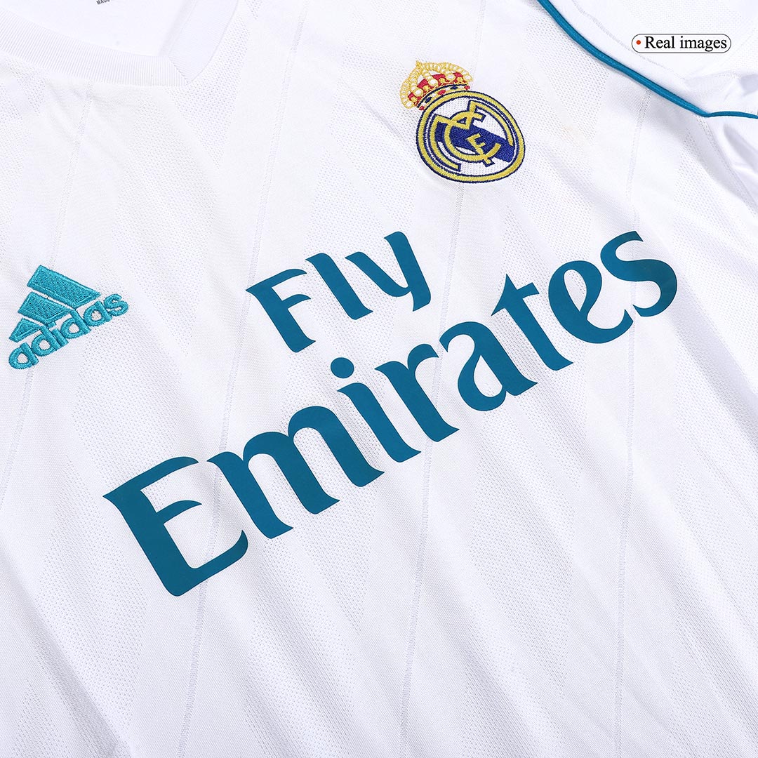 Retro MODRIĆ #10 2017/18 Real Madrid Home Soccer Jersey - Image 7