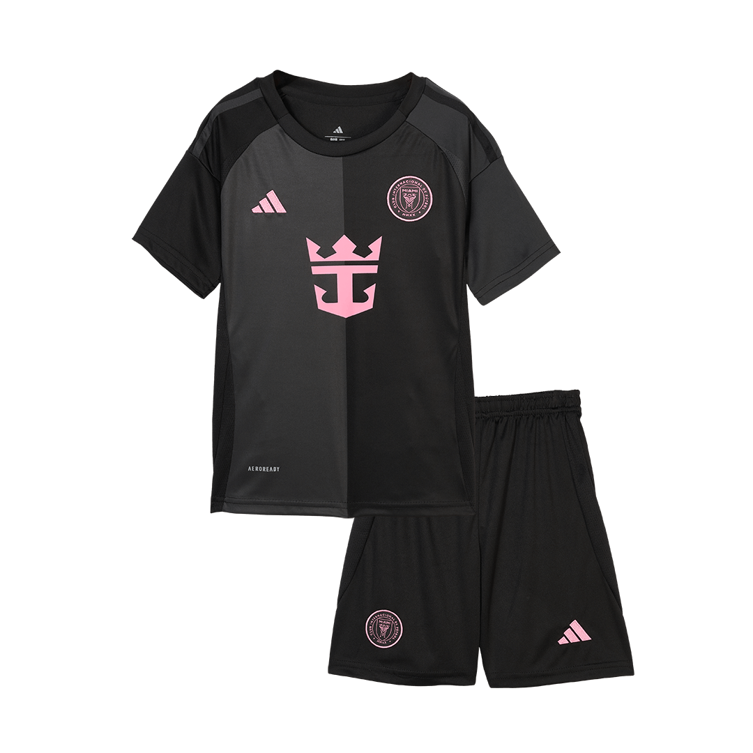 Kid's Inter Miami CF Away Soccer Jersey Kit(Jersey+Shorts) 2025 - Image 4