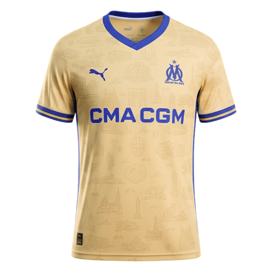 Marseille Fourth Away Soccer Jersey 2025/26 - Image 4