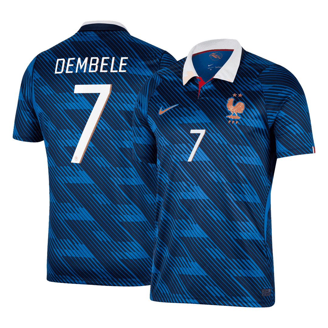 DEMBELE #7 France Home Soccer Jersey 2026