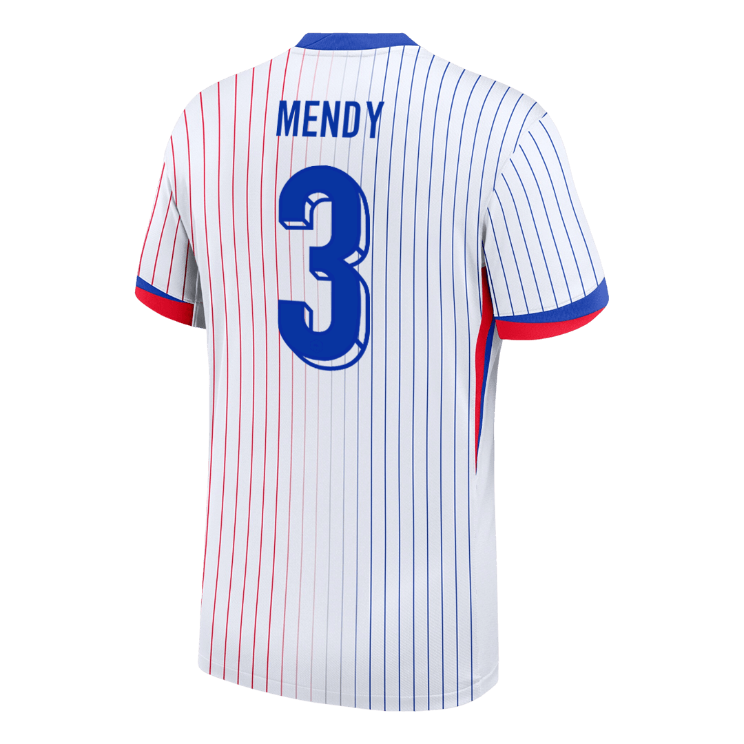 MENDY #3 France Away Soccer Jersey 2024 - Image 3