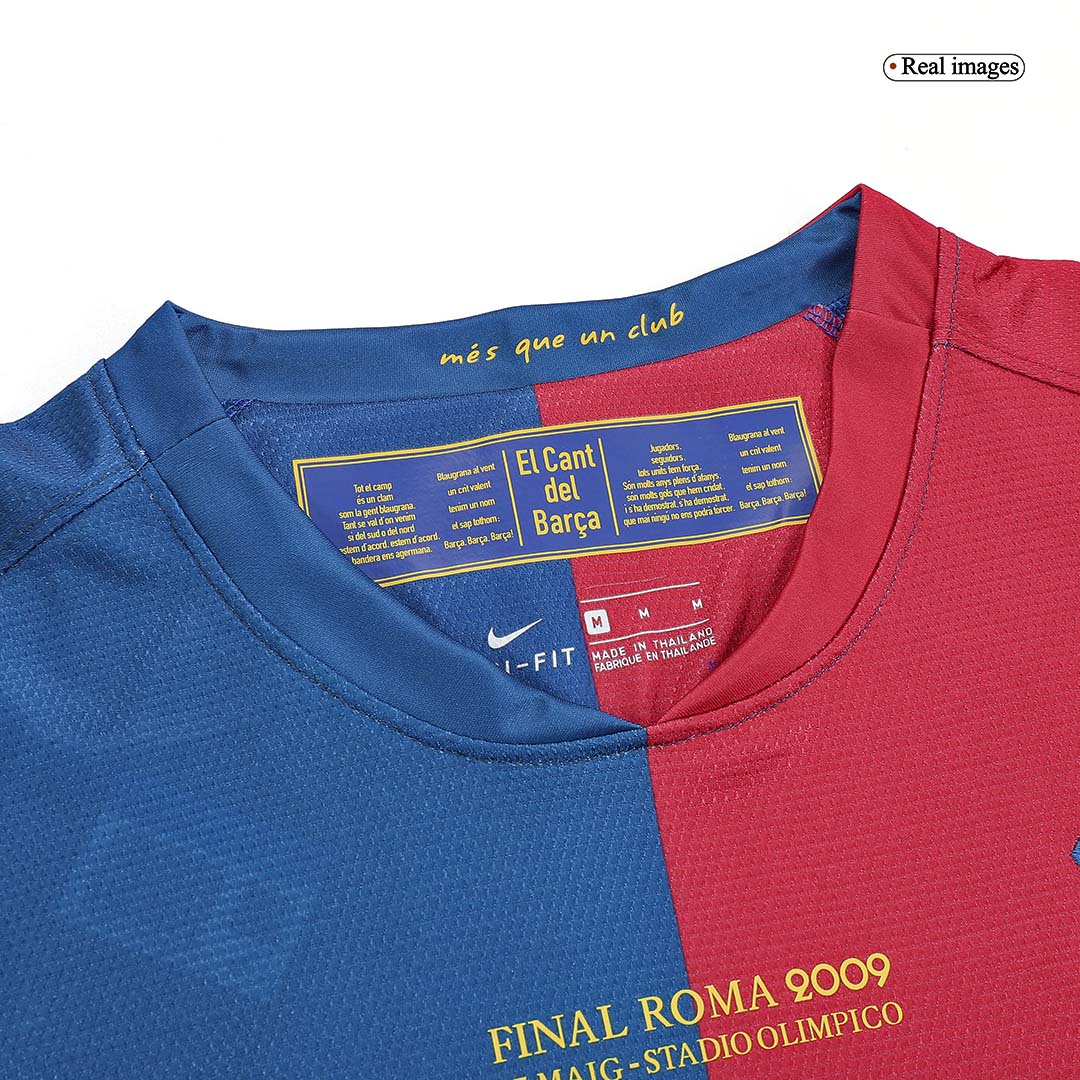 Retro MESSI #10 2008/09 Barcelona Home Long Sleeve Soccer Jersey - Image 2