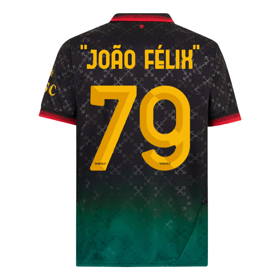 "JOÃO FÉLIX" #79 AC Milan Fourth Away Soccer Jersey 2024/25 - Image 3