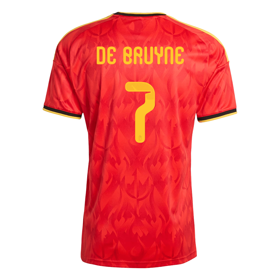 DE BRUYNE #7 Belgium Home Soccer Jersey 2026 - Image 3