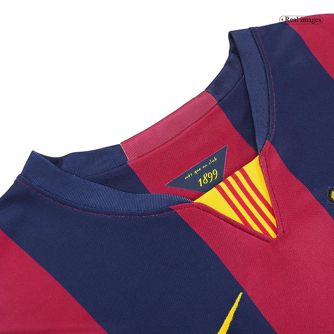 Retro MESSI #10 2014/15 Barcelona Home Soccer Jersey - Image 2