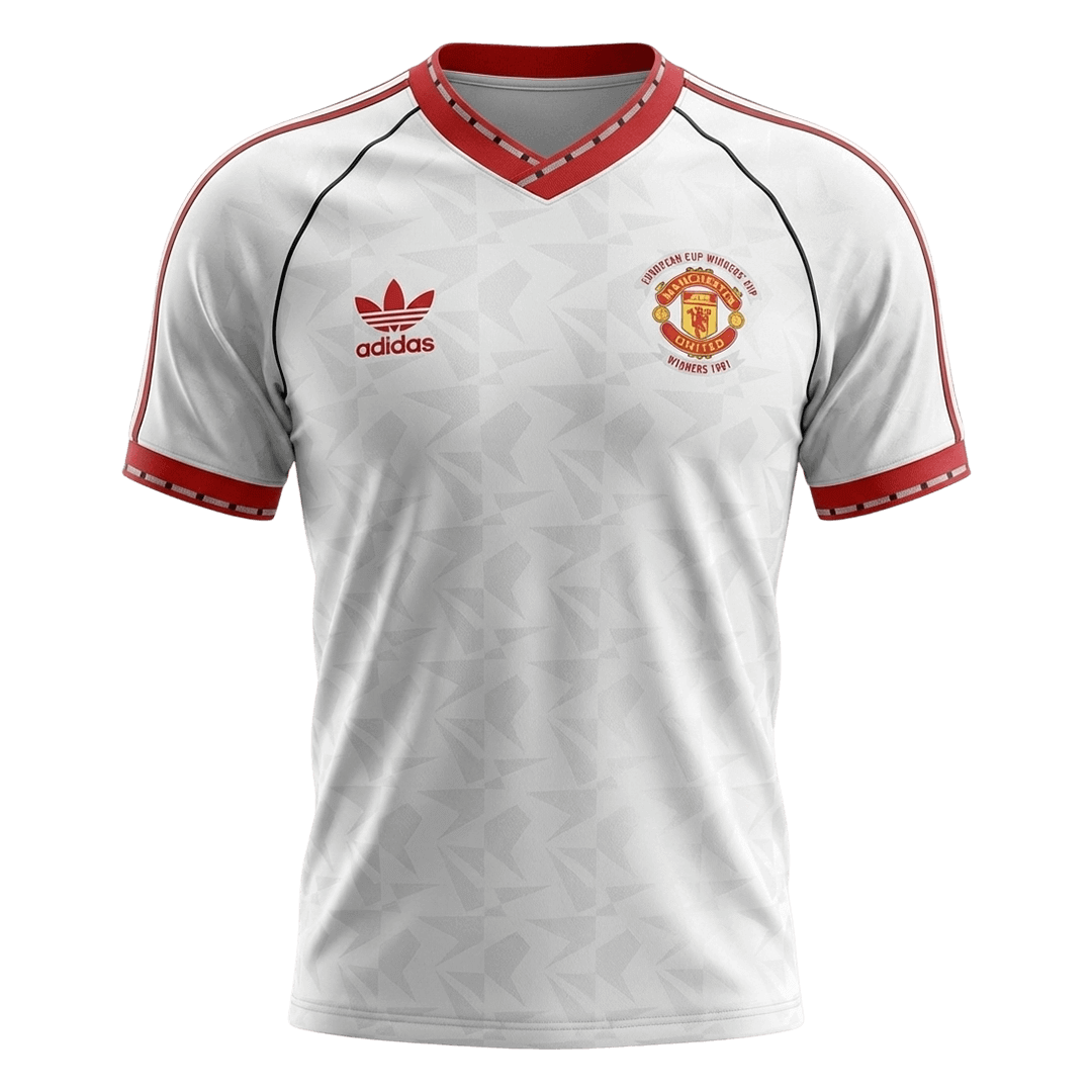 Retro 1991 Manchester United Away Soccer Jersey
