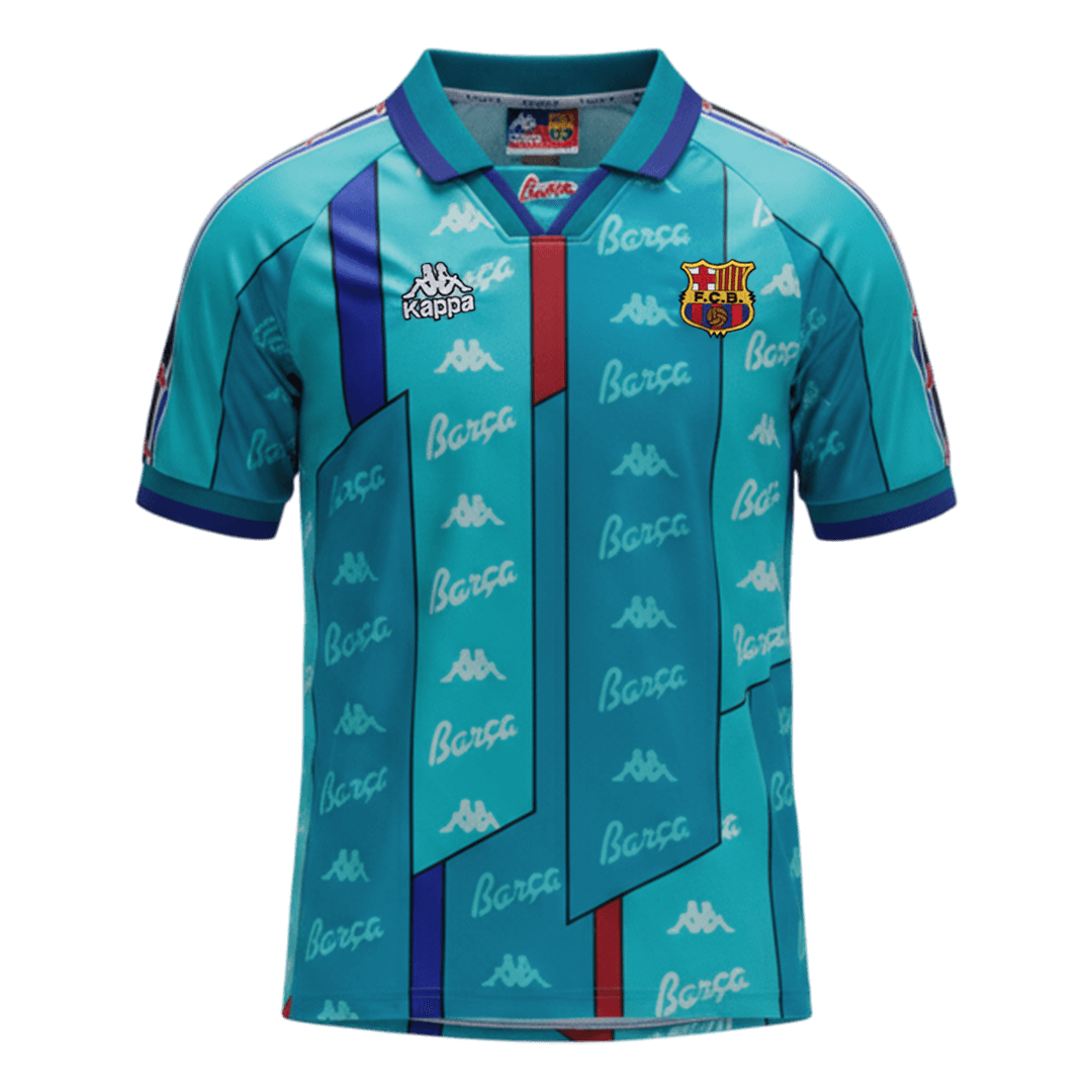 Retro 1996/97 Barcelona Away Soccer Jersey - Image 3