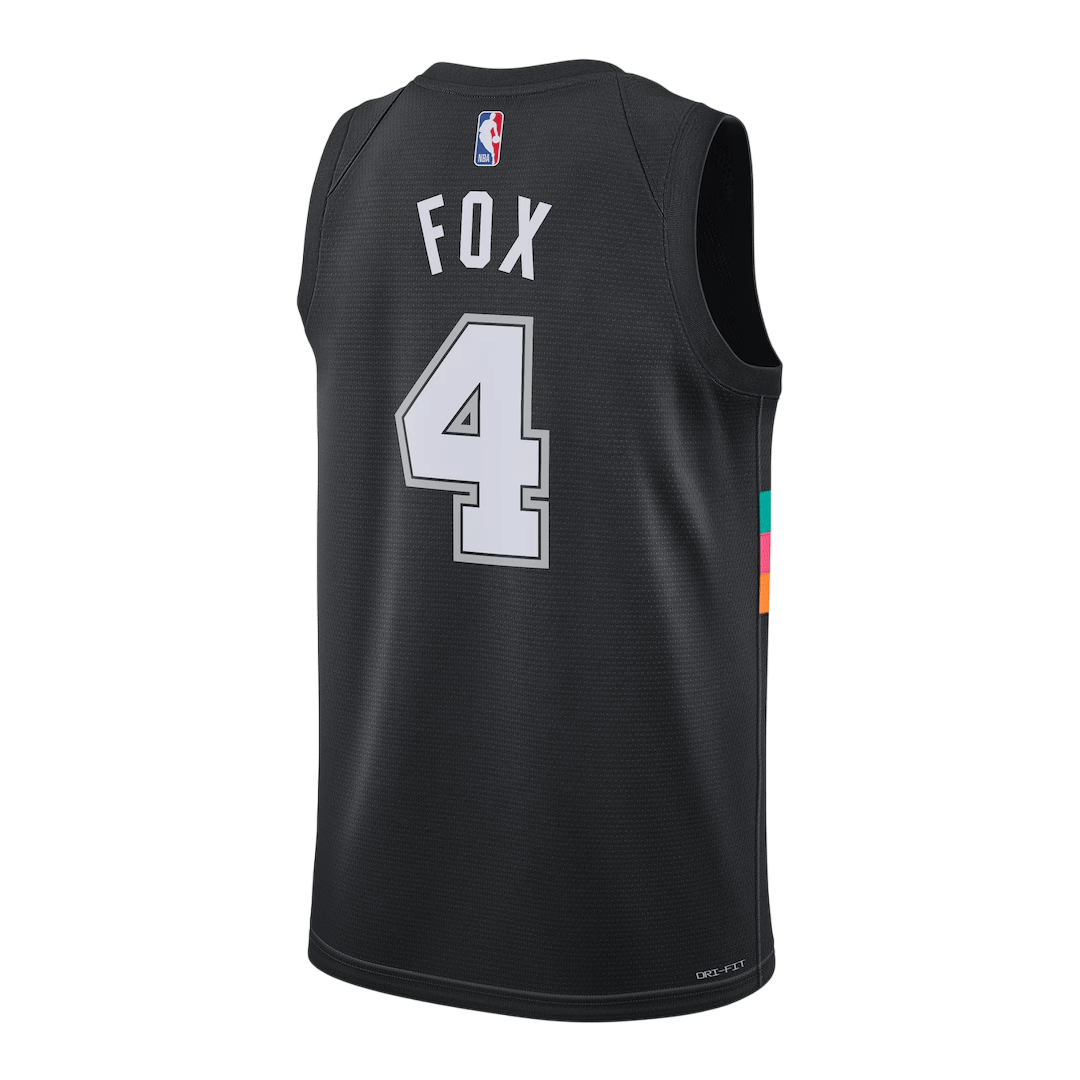 San Antonio Spurs Fox #4 2025/26 Swingman NBA Jersey - City Edition - Image 3