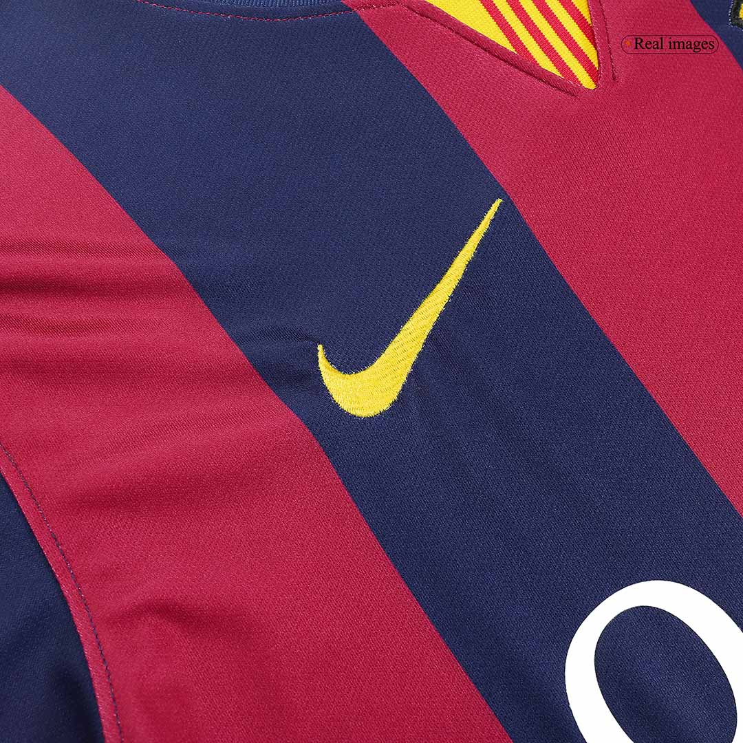 Retro MESSI #10 2014/15 Barcelona Home Soccer Jersey - Image 4