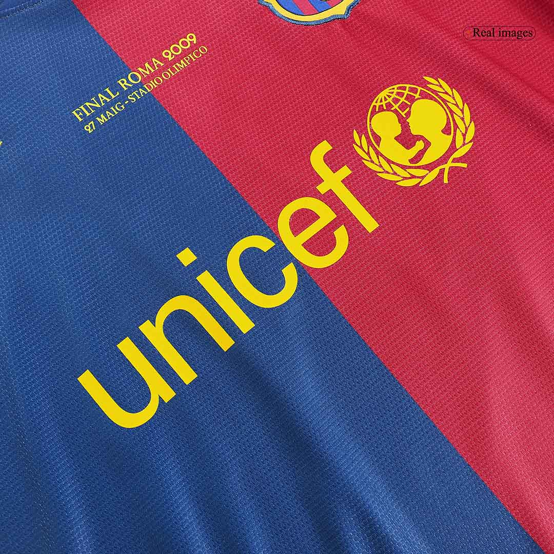 Retro A.INIESTA #8 2008/09 Barcelona Home Soccer Jersey - Image 9