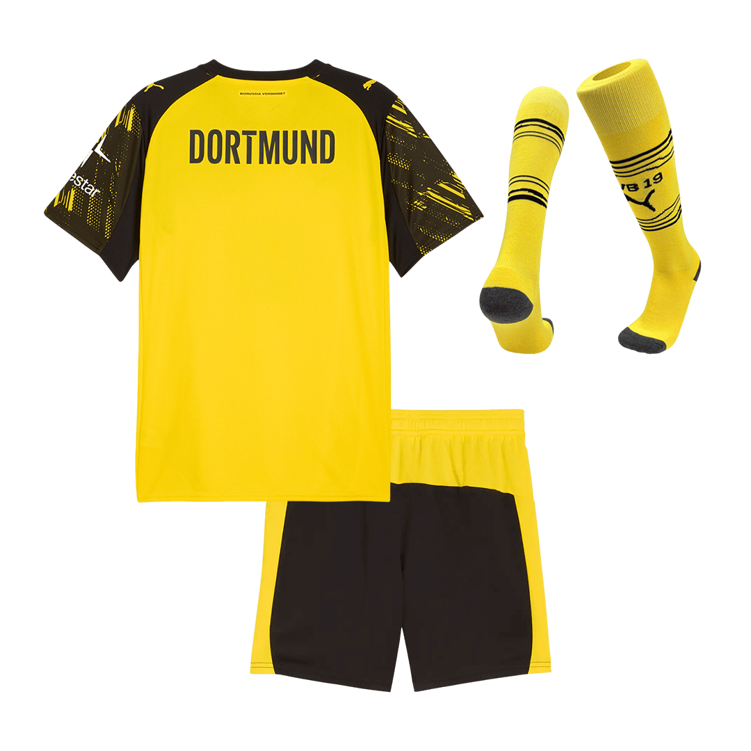 Kid's Borussia Dortmund Home Soccer Jersey Kit(Jersey+Shorts+Socks) 2025/26 - Image 2