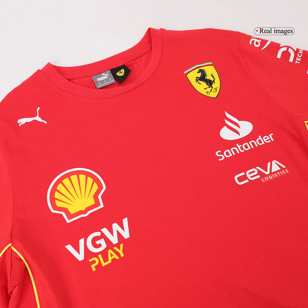 Charles Leclerc #16 Ferrari F1 Shirt 2024 | Soccerdealshop - Image 12