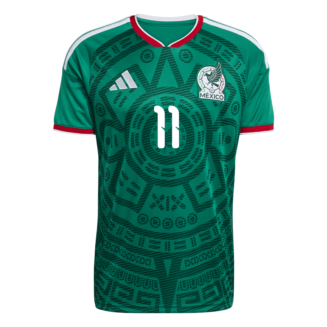 S.GIMENEZ #11 Mexico Home Soccer Jersey 2026 - Image 2