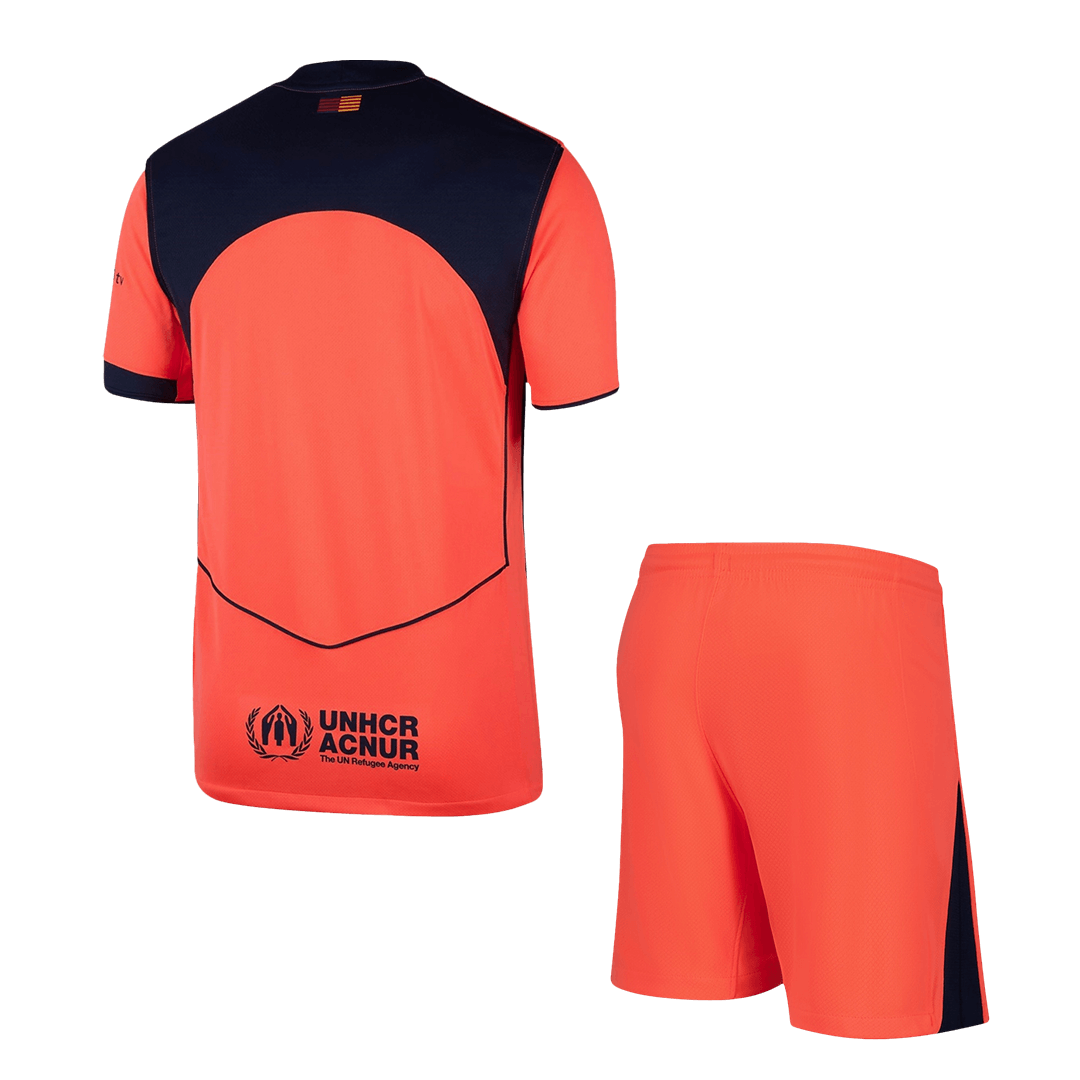 Barcelona Third Away Soccer Jersey Kit(Jersey+Shorts) 2025/26 - Image 2