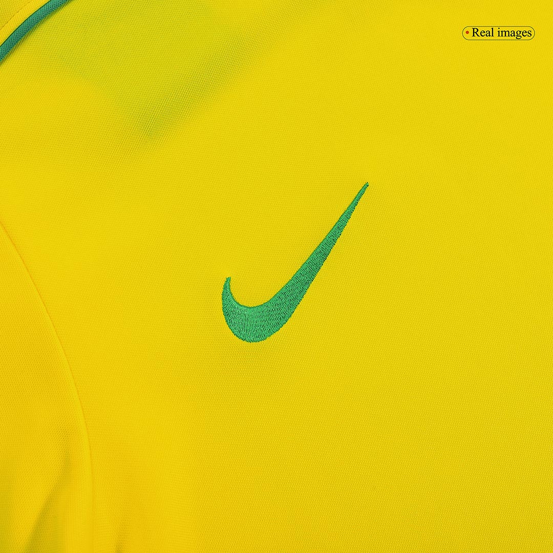 Retro 1998 Brazil Home Soccer Jersey - Image 5