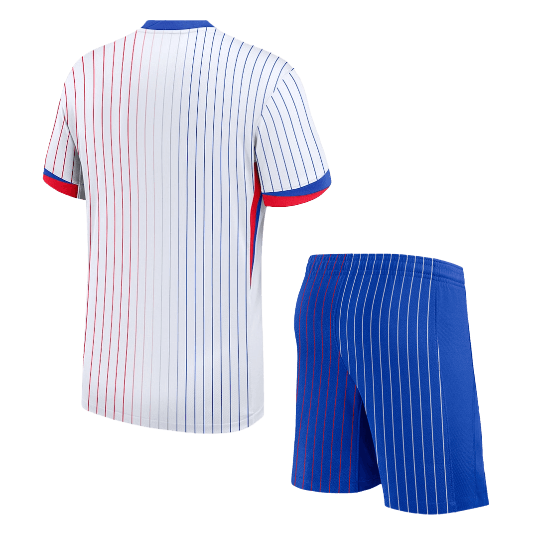France Away Soccer Jersey Kit(Jersey+Shorts) Euro 2024 - Image 2