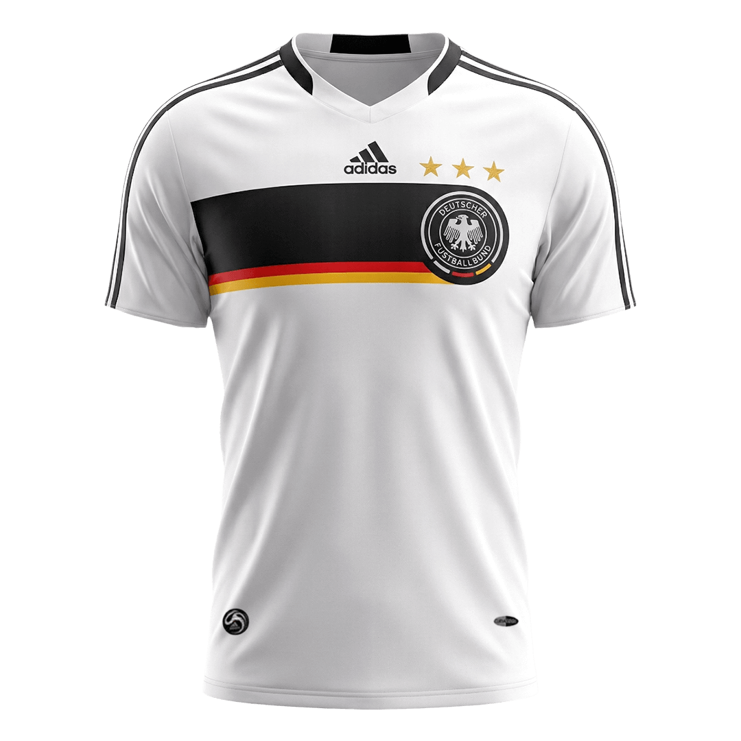 Retro 2008 Germany Home Soccer Jersey - Image 4