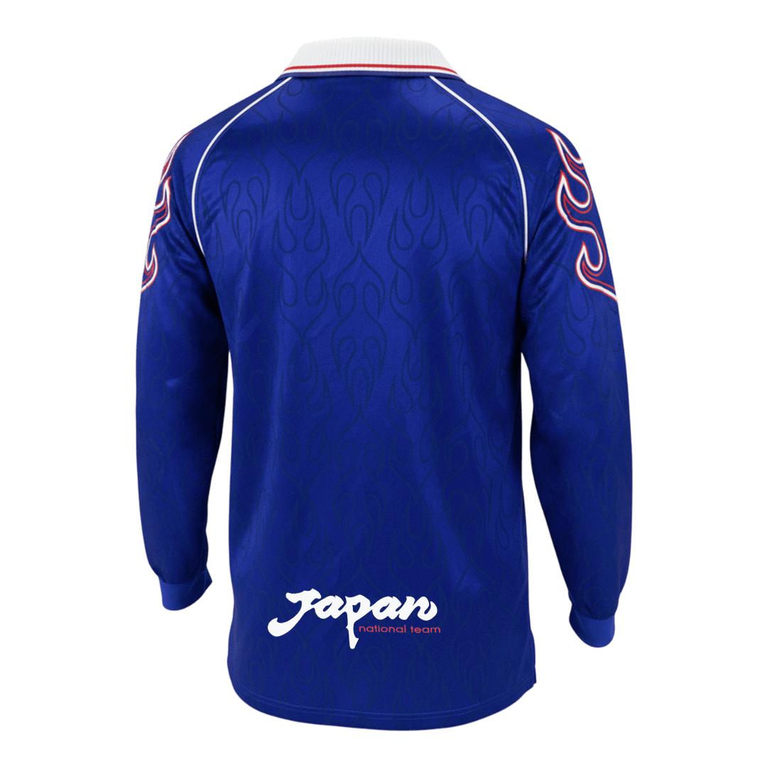 Retro 1998 Japan Home Long Sleeve Soccer Jersey - Image 2