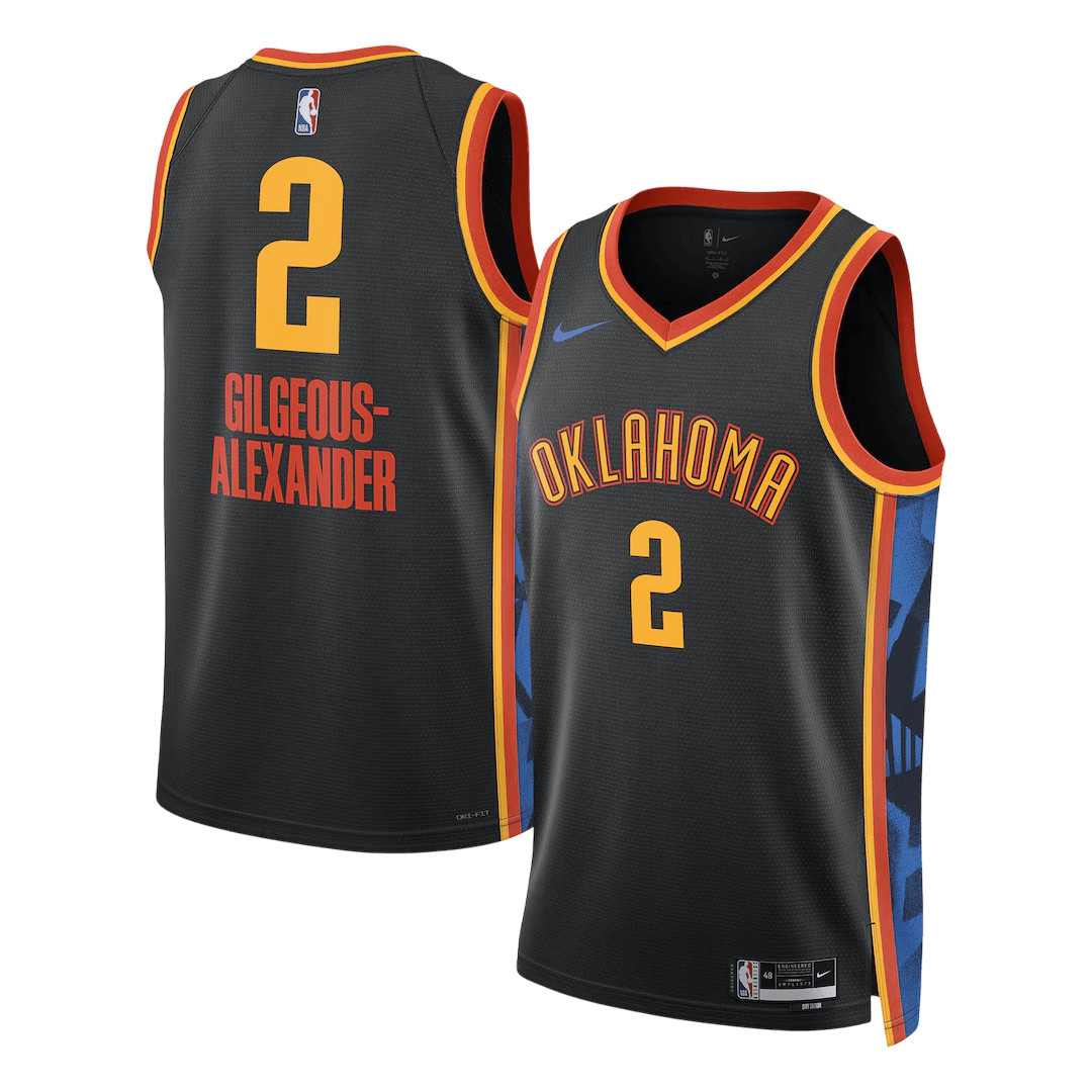 Oklahoma City Thunder Gilgeous-Alexander #2 2024/25 Swingman NBA Jersey - City Edition
