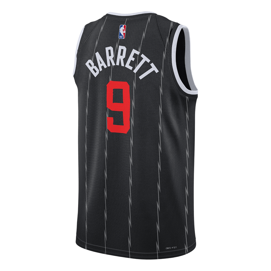 Toronto Raptors BARRETT #9 Swingman NBA Jersey - City Edition - Image 2