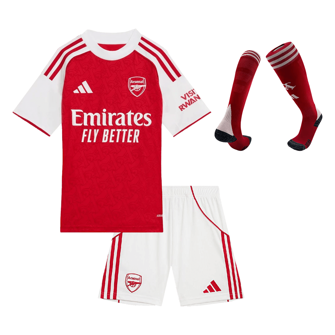 Kid's Arsenal Home Soccer Jersey Kit(Jersey+Shorts+Socks) 2025/26