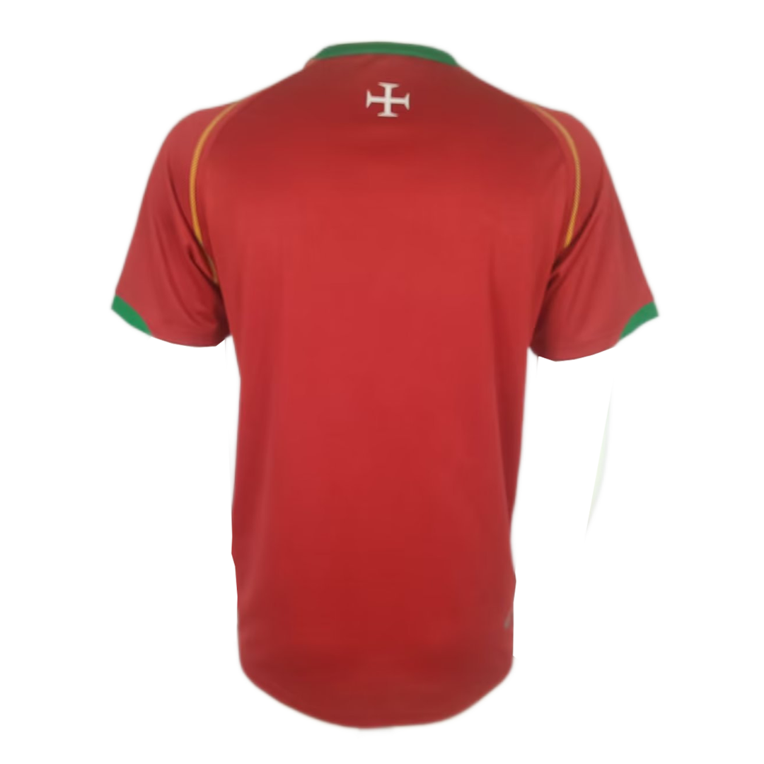 Retro 2006 Portugal Home Soccer Jersey - Image 2