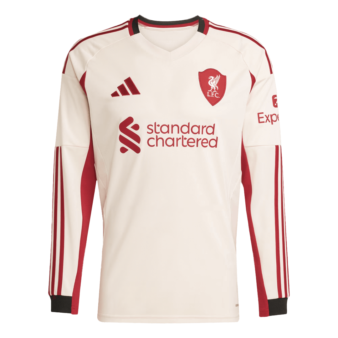 Liverpool Away Long Sleeve Soccer Jersey 2025/26 - Image 4