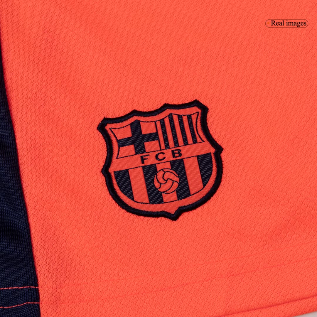 Kid's Barcelona Third Away Soccer Jersey Kit(Jersey+Shorts+Socks) 2025/26 - Image 13