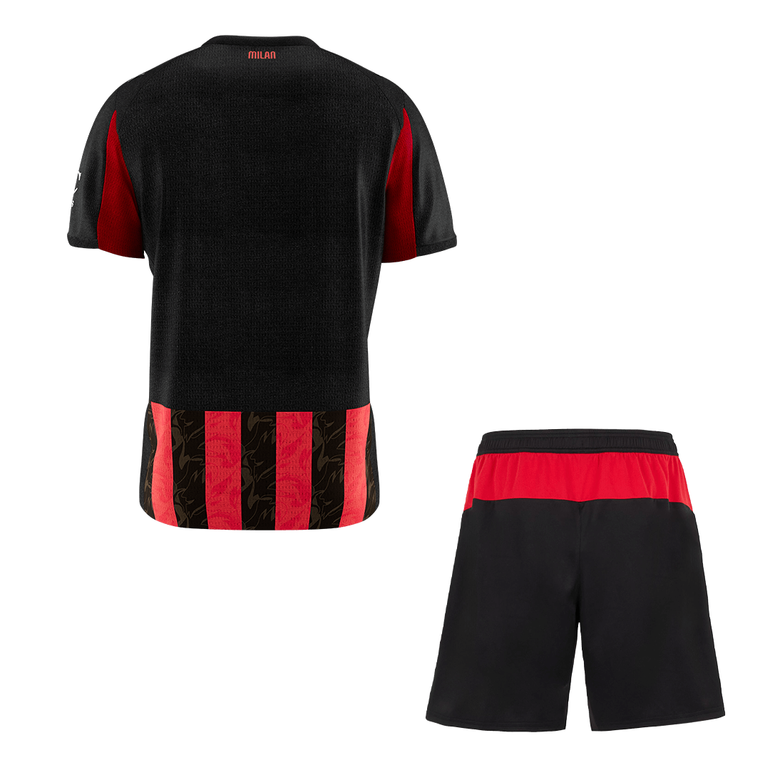 AC Milan Home Soccer Jersey Kit(Jersey+Shorts) 2025/26 - Image 2