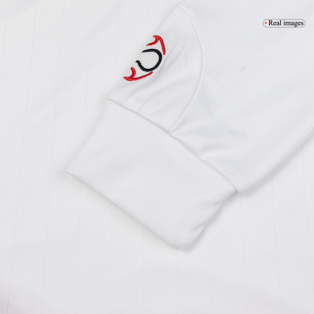 Retro 2006/07 AC Milan Away Long Sleeve Soccer Jersey - Image 8