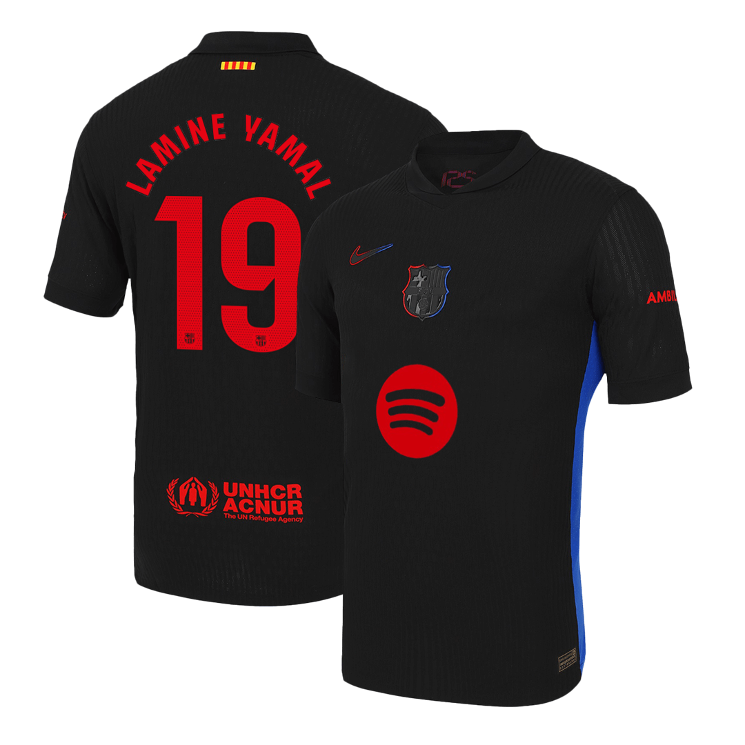 LAMINE YAMAL #19 Barcelona Away Soccer Jersey 2024/25 Player Version