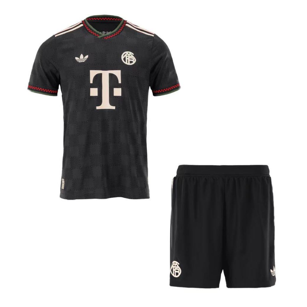 Bayern Munich Third Away Soccer Jersey Kit(Jersey+Shorts) 2025/26 Player Version