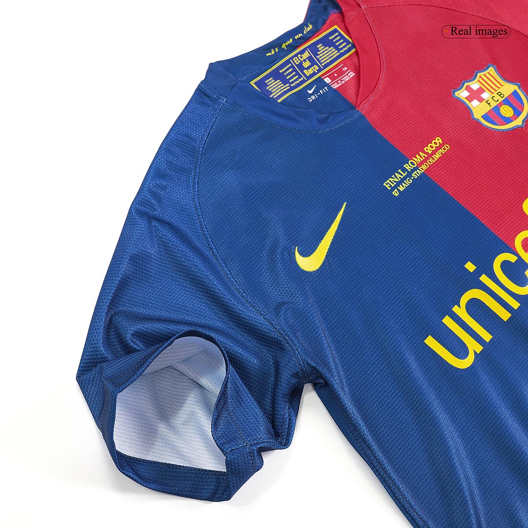 Retro A.INIESTA #8 2008/09 Barcelona Home Soccer Jersey - Image 6