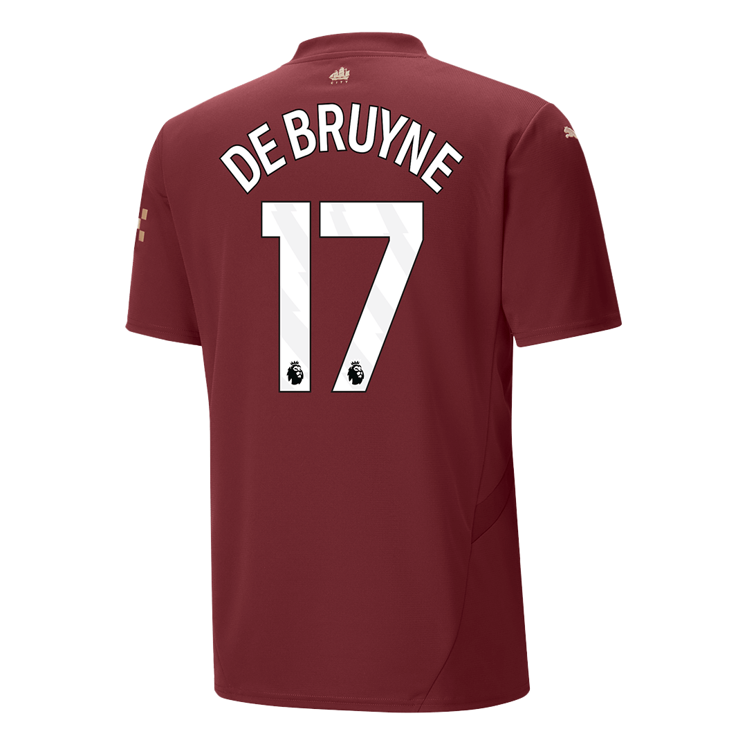 DE BRUYNE #17 Manchester City Third Away Soccer Jersey 2024/25 - Image 3