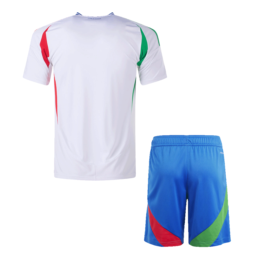 Italy Away Soccer Jersey Kit(Jersey+Shorts) Euro 2024 - Image 2