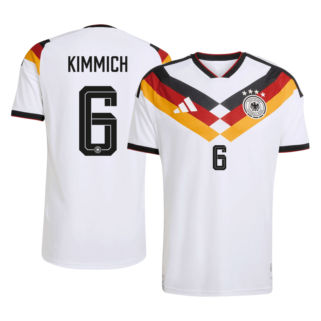 KIMMICH #6 Germany Home Soccer Jersey 2026 Player Version