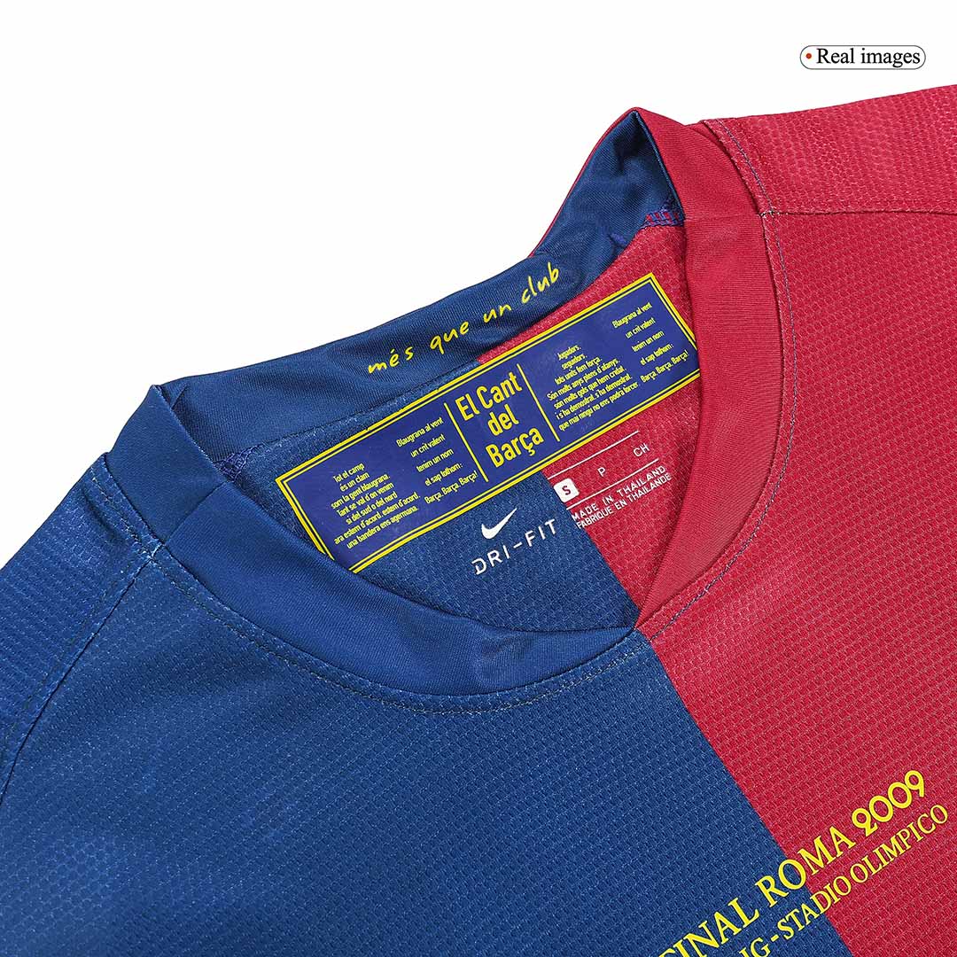 Retro A.INIESTA #8 2008/09 Barcelona Home Soccer Jersey - Image 3