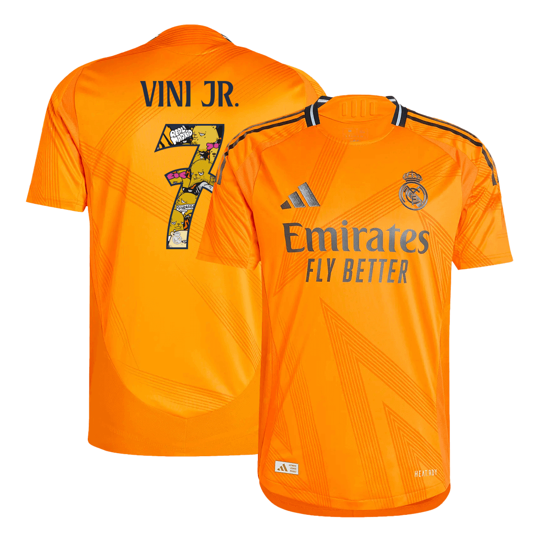 VINI JR. #7 Real Madrid Away Soccer Jersey 2024/25 Player Version