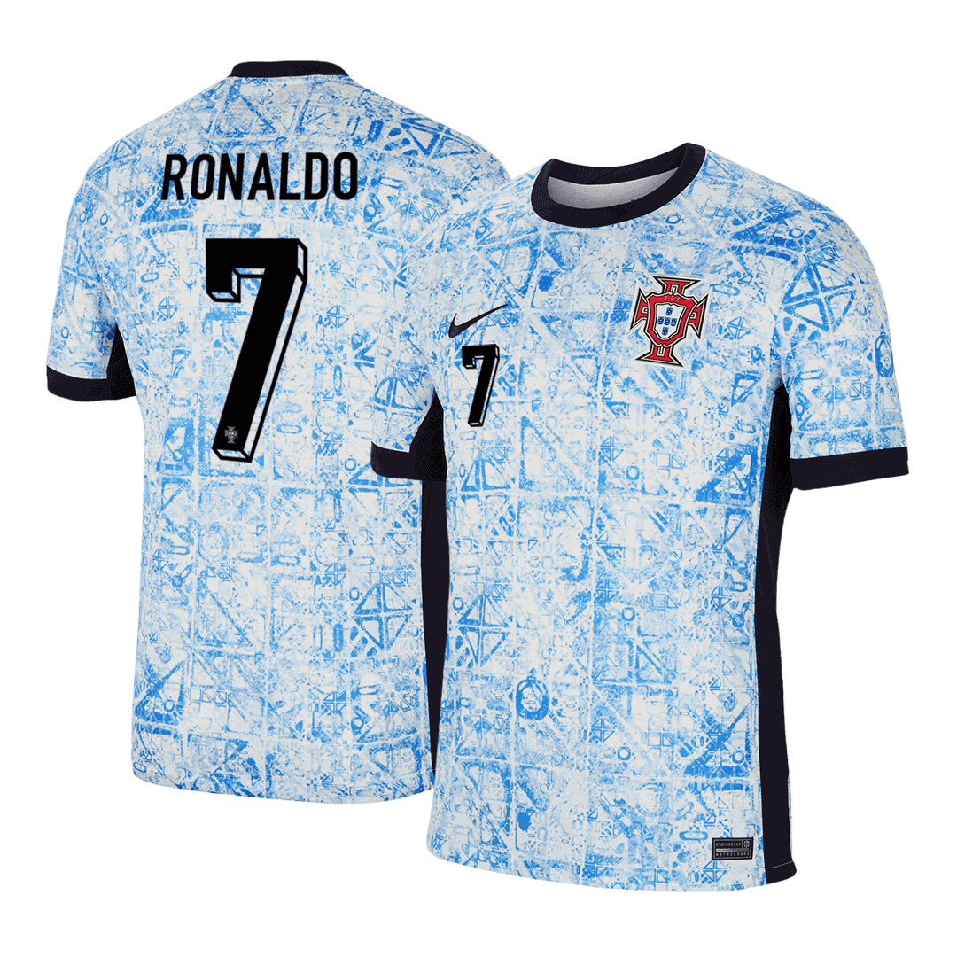 RONALDO #7 Portugal Away Soccer Jersey Euro 2024