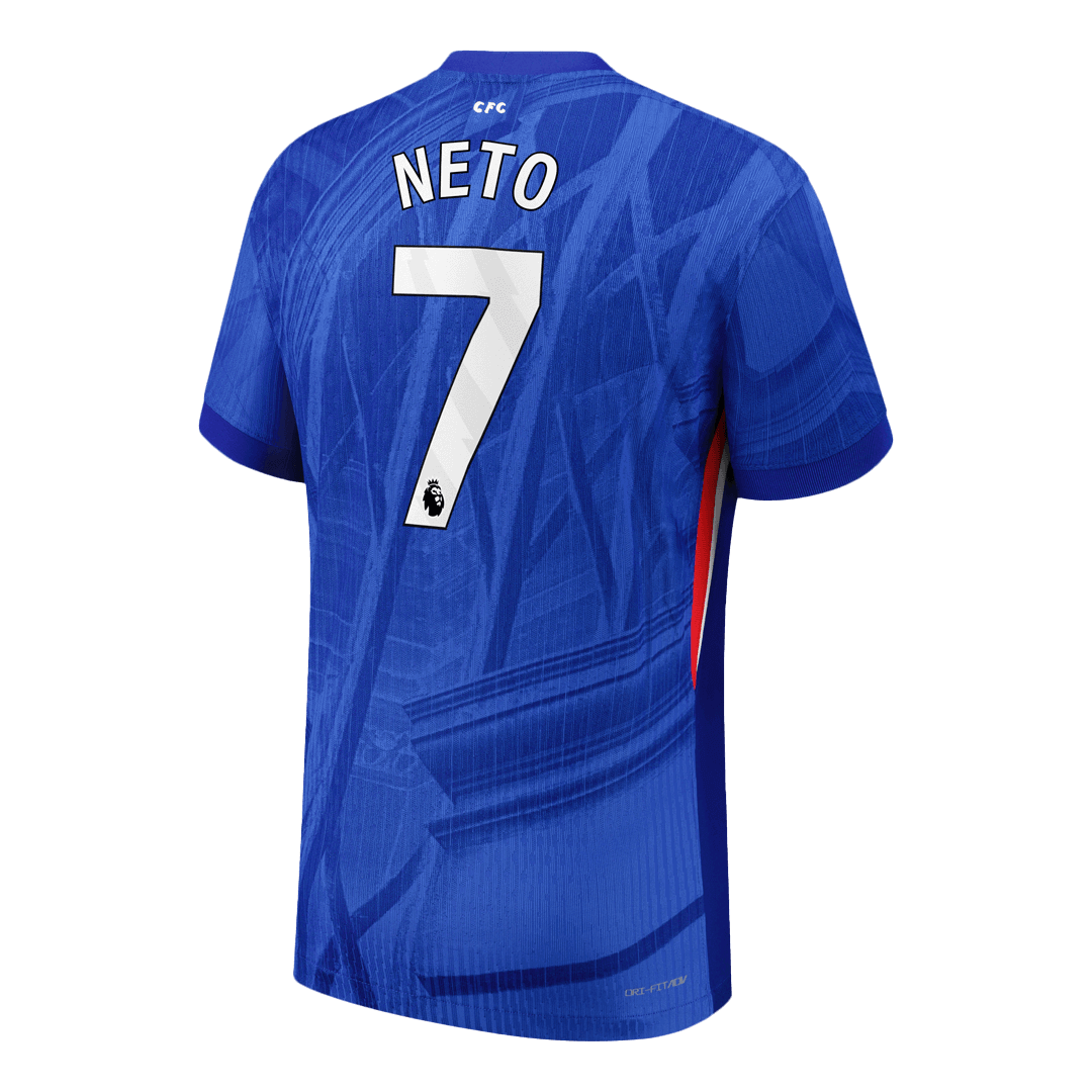 NETO #7 Chelsea Home Soccer Jersey 2025/26 Player Version - Image 3