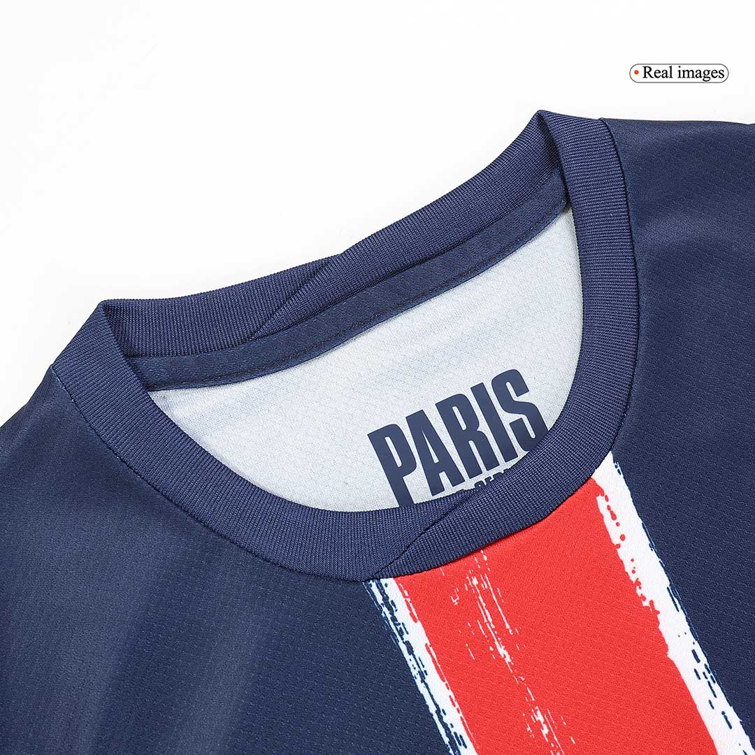 Kid's PSG Home Soccer Jersey Kit(Jersey+Shorts) 2024/25 - Image 8