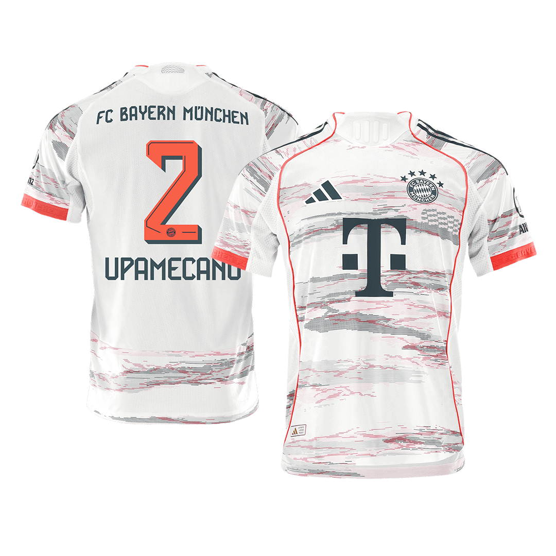 UPAMECANO #2 Bayern Munich Away Soccer Jersey 2025/26 Player Version