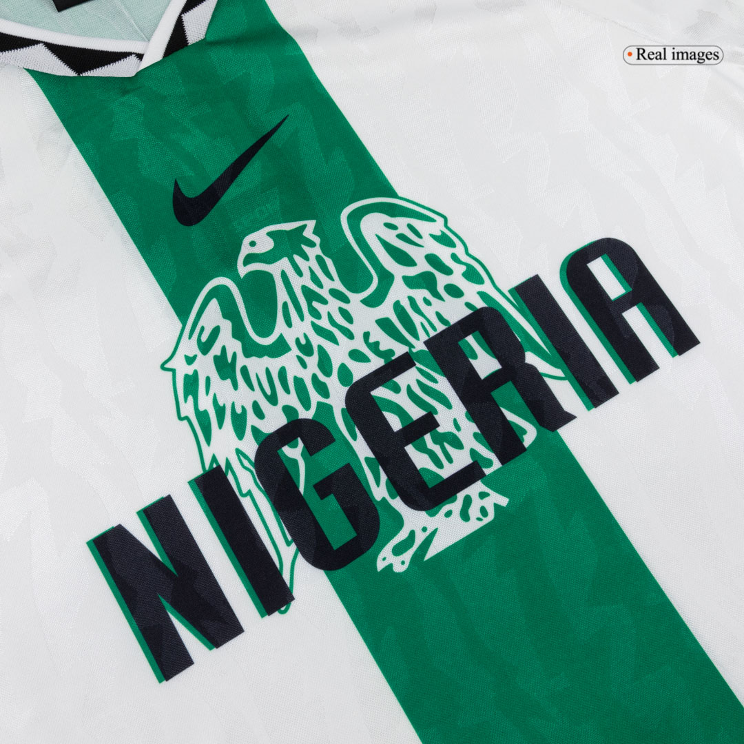 Retro 1996 Nigeria Away Soccer Jersey - Image 7