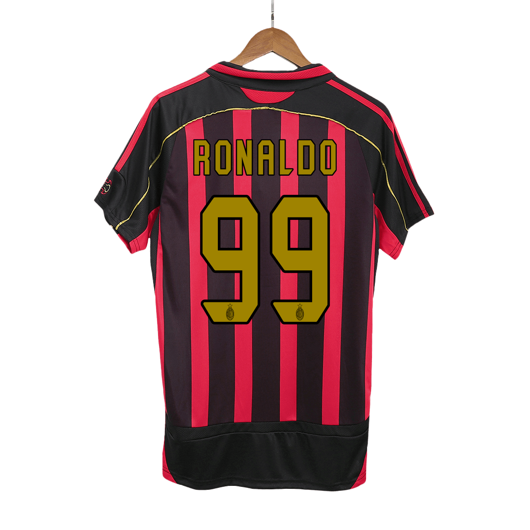 Retro RONALDO #99 2006/07 AC Milan Home Soccer Jersey