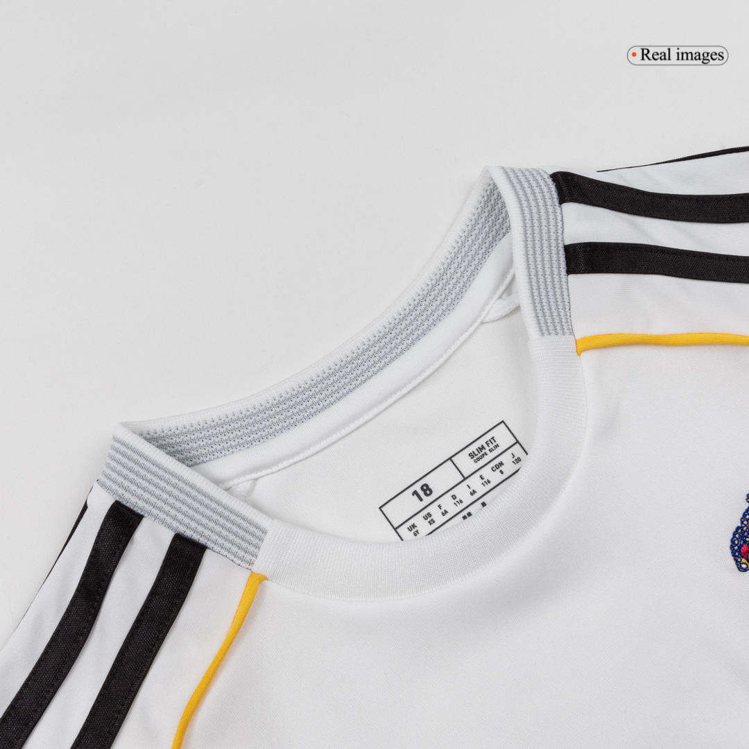 Kid's Real Madrid Home Soccer Jersey Kit(Jersey+Shorts+Socks) 2025/26 - Image 4